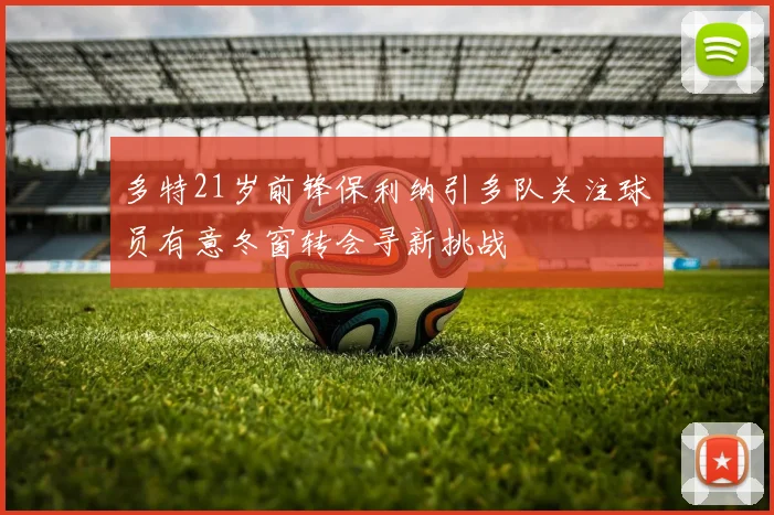 多特21岁前锋保利纳引多队关注球员有意冬窗转会寻新挑战