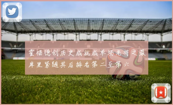 霍福德创历史成就成单场老将之最库里紧随其后排名第二至第六